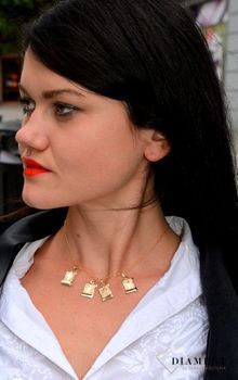 Złota zawieszka znak zodiaku Waga ZA 5412A. Zawieszka została wykonana ze złota próby 585. Zawieszka będzie pięknym prezentem dla bliskiej osoby spod znaku wagi (4).JPG